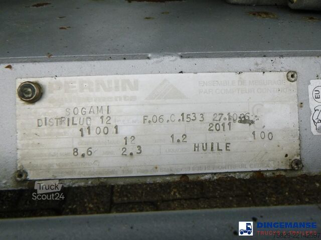 Tank Trailor Fuel / oil tank alu 39.9 m3 / 9 comp
