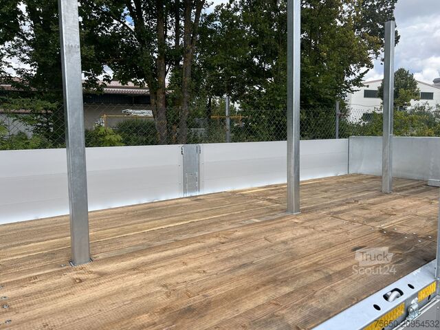 Otwarta przyczepa Möslein THT 11- G 7,2  Tandem- Pritschenanhänger- Tieflader