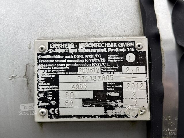 Betoniarka Müller-Mitteltal LIEBHERR NACZEPA BETONOMIESZARKA 10m3