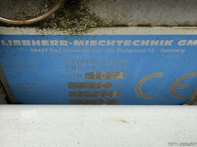 Betoniera Müller-Mitteltal LIEBHERR NACZEPA BETONOMIESZARKA 10m3