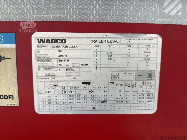  Schwarzmüller SK K10VLN3 NACZEPA WYWROTKA