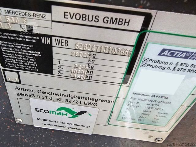 Ledbus MERCEDES-BENZ O 530 G, Gelenkbus, 3 Achser, Retarder