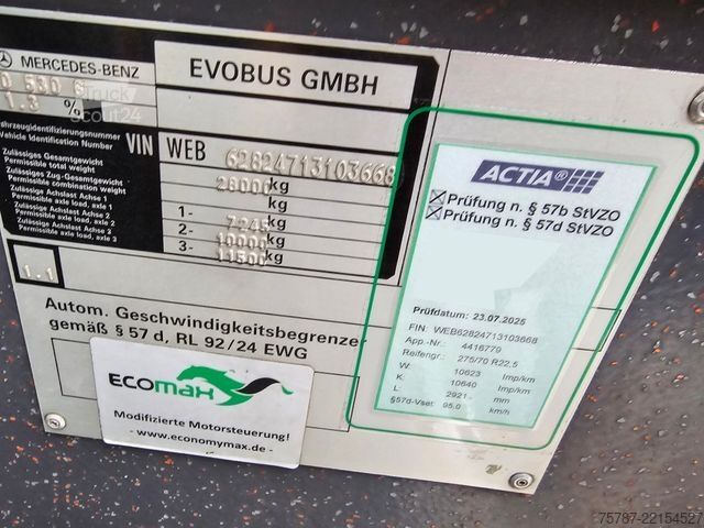 Ledbus MERCEDES-BENZ O 530 G, Gelenkbus, 3 Achser, Retarder