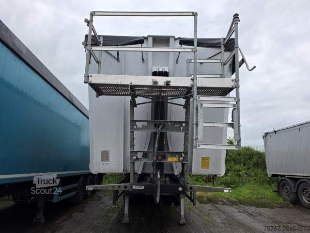 Damperli yarı römork SCHMITZ CARGOBULL 49 cbm Getreidekipper, Kornschieber, Luf, Lift