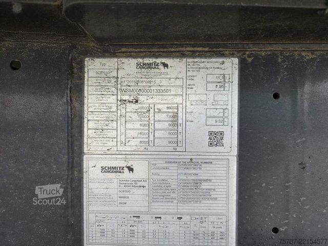 Damperli yarı römork SCHMITZ CARGOBULL 49 cbm Getreidekipper, Kornschieber, Luf, Lift
