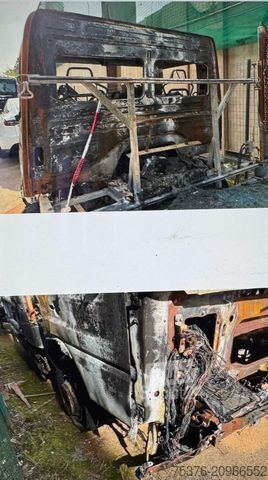 Kassevogn MERCEDES-BENZ Atego 818 Brandschaden