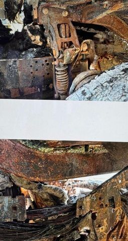 Kassevogn MERCEDES-BENZ Atego 818 Brandschaden