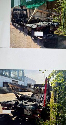 Kassevogn MERCEDES-BENZ Atego 818 Brandschaden