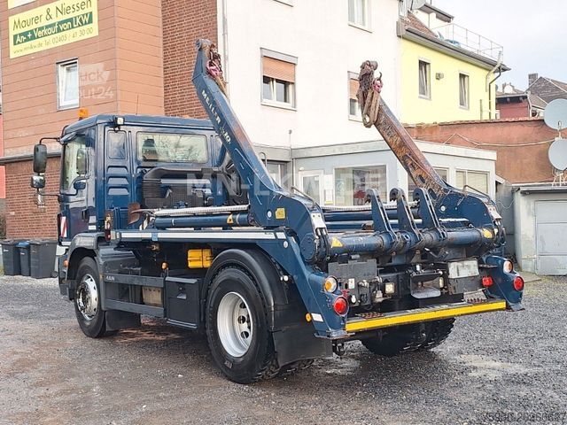 Camion benne à bras amovible MAN TGM 15.250 MEILLER AK 10 - SCHALTGETRIEBE - 16t