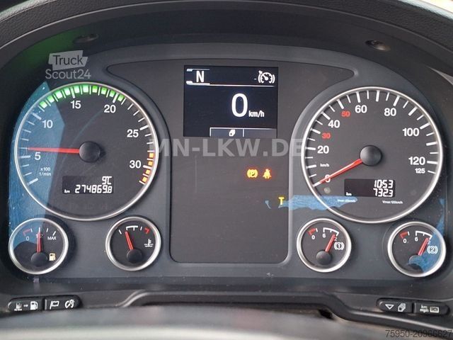 Camion benne à bras amovible MAN TGM 15.250 MEILLER AK 10 - SCHALTGETRIEBE - 16t