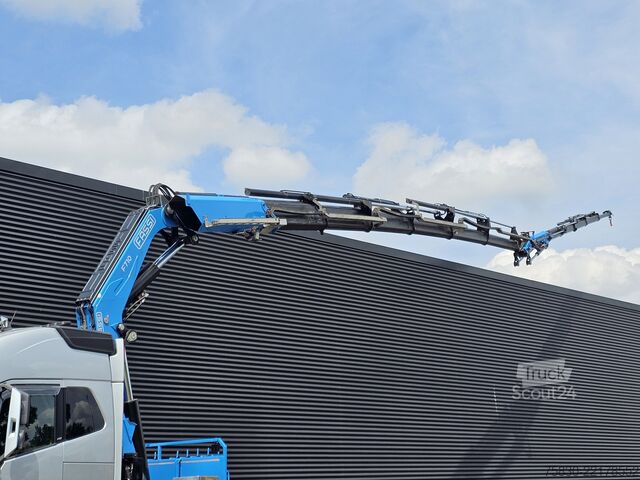 Plataforma de carga Volvo FH 16 750 8x4 / RETARDER / FASSI 71 TM + JIB