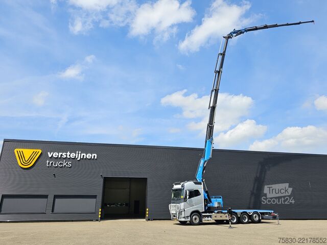 Plataforma de carga Volvo FH 16 750 8x4 / RETARDER / FASSI 71 TM + JIB