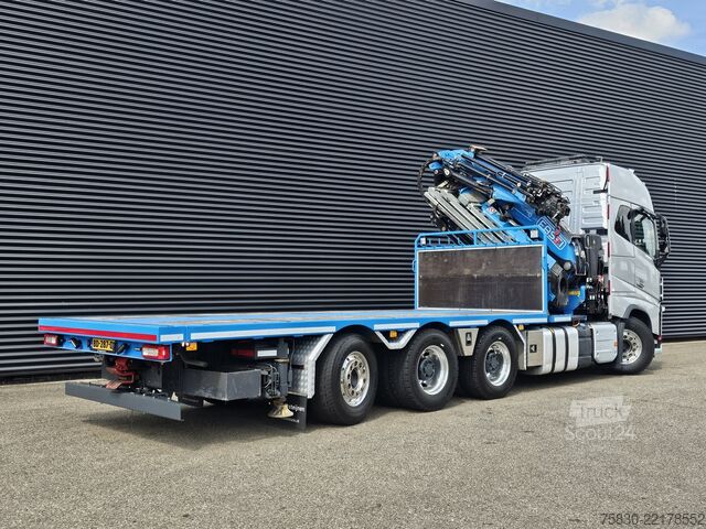 Plataforma de carga Volvo FH 16 750 8x4 / RETARDER / FASSI 71 TM + JIB