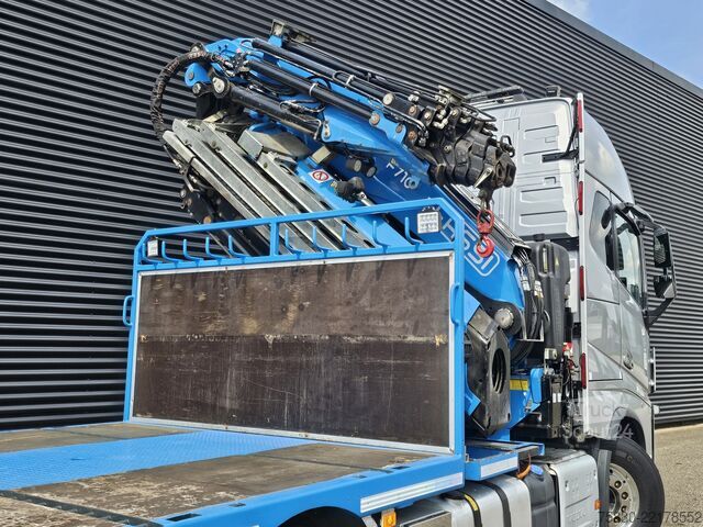 منصة التحميل Volvo FH 16 750 8x4 / RETARDER / FASSI 71 TM + JIB