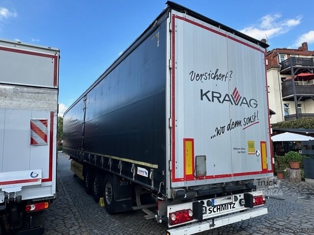 مقطورة نصفية مفتوحة مع قماش مشمع schmitz Cargobull Seitenplane