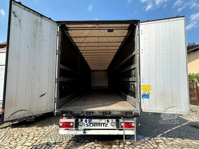 مقطورة نصفية مفتوحة مع قماش مشمع schmitz Cargobull Seitenplane