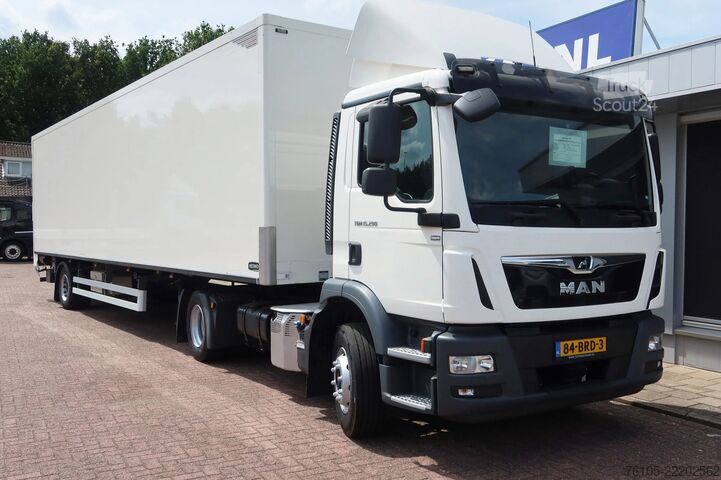 Standard-SZM MAN TGM 15.290 Trekker + Heiwo city trailer geisole...