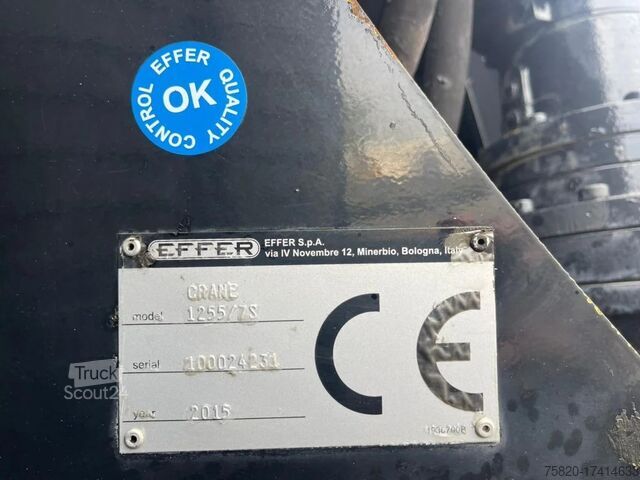 Vrachtwagen met kraan Volvo FMX 540 10X4 + EFFER 1255/7S + JIB 6S HD KRAAN/...