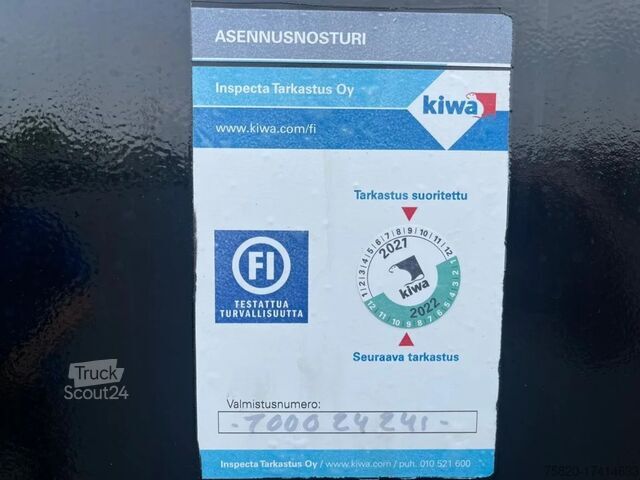 Vrachtwagen met kraan Volvo FMX 540 10X4 + EFFER 1255/7S + JIB 6S HD KRAAN/...