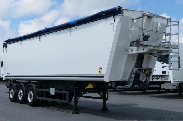 Полуприцеп-самосвал SCHMITZ CARGOBULL WYWROTKA 58 M3 / MULDA ALUMINIOWA / KLAPO-DRZWI