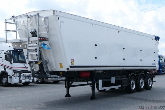 Полуприцеп-самосвал SCHMITZ CARGOBULL WYWROTKA 58 M3 / MULDA ALUMINIOWA / KLAPO-DRZWI