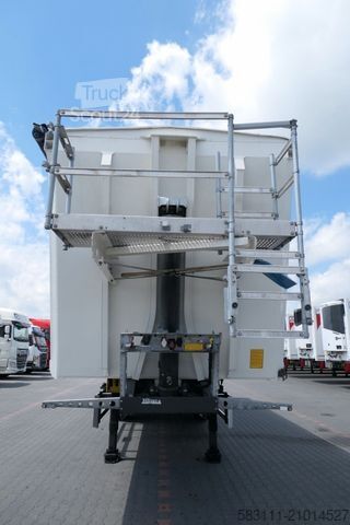 Полуприцеп-самосвал SCHMITZ CARGOBULL WYWROTKA 58 M3 / MULDA ALUMINIOWA / KLAPO-DRZWI
