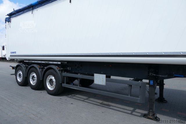 Полуприцеп-самосвал SCHMITZ CARGOBULL WYWROTKA 58 M3 / MULDA ALUMINIOWA / KLAPO-DRZWI
