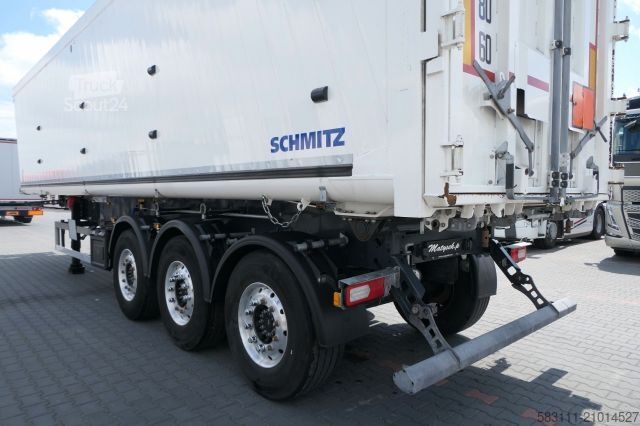 Полуприцеп-самосвал SCHMITZ CARGOBULL WYWROTKA 58 M3 / MULDA ALUMINIOWA / KLAPO-DRZWI