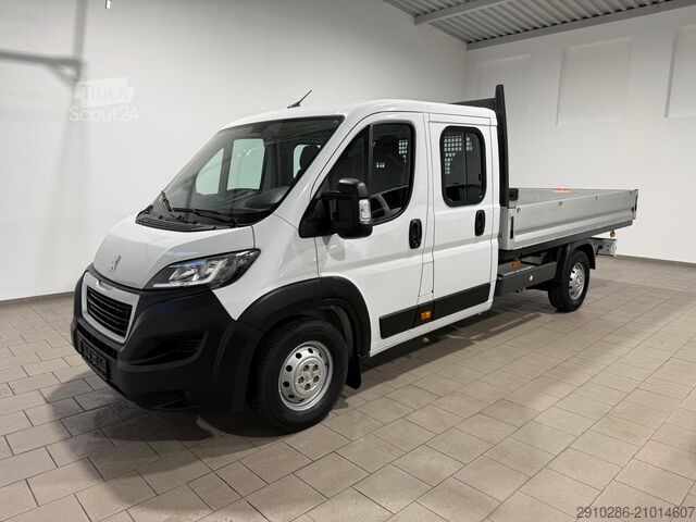 Pick-up bestelwagen Peugeot Boxer 35 Pritsche-Doka (7-Si.),Maxi,Klima,Radio