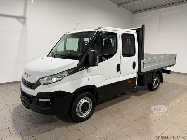 Pick-up pakettiauto Iveco Daily 35S15,Pritsche-Doka(7-Si.),Klima,AHK(3.5t)