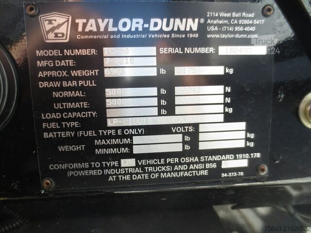 Customized van Tiger TC-50 TC 50, Zugmaschine