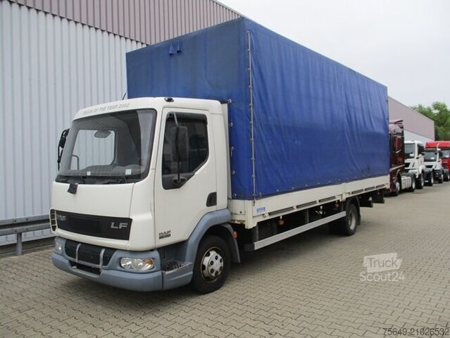 Fourgon pick-up DAF DAF AE 45.150 LF Plane Spriegel LBW DAF AE 45.150 LF 4x2, Plane Spriegel LBW