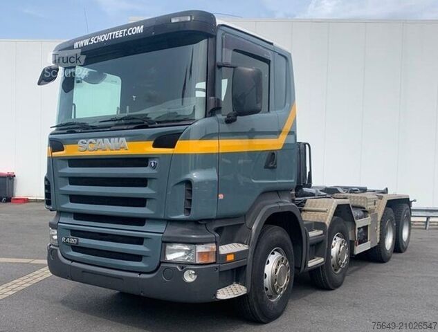 Camion benne à bras amovible Scania R420 CB 8x4 MNZ R420 CB 8x4 MNZ, Retarder, Euro4