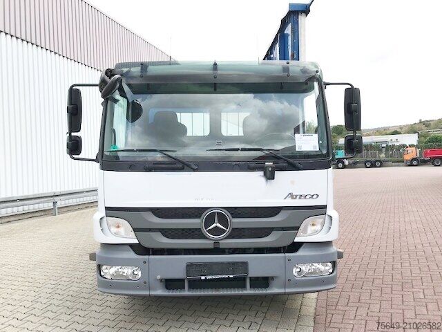Flatbed truck Mercedes-Benz Atego 1224 L 4x2 Atego 1224 L 4x2 Glastransporter, gegen Aufpreis Heckkran Fassi F95A21