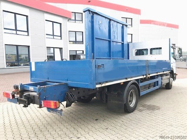 Flatbed truck Mercedes-Benz Atego 1224 L 4x2 Atego 1224 L 4x2 Glastransporter, gegen Aufpreis Heckkran Fassi F95A21