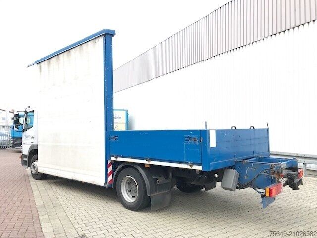 Flatbed truck Mercedes-Benz Atego 1224 L 4x2 Atego 1224 L 4x2 Glastransporter, gegen Aufpreis Heckkran Fassi F95A21