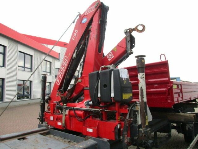Flatbed truck Mercedes-Benz Atego 1224 L 4x2 Atego 1224 L 4x2 Glastransporter, gegen Aufpreis Heckkran Fassi F95A21