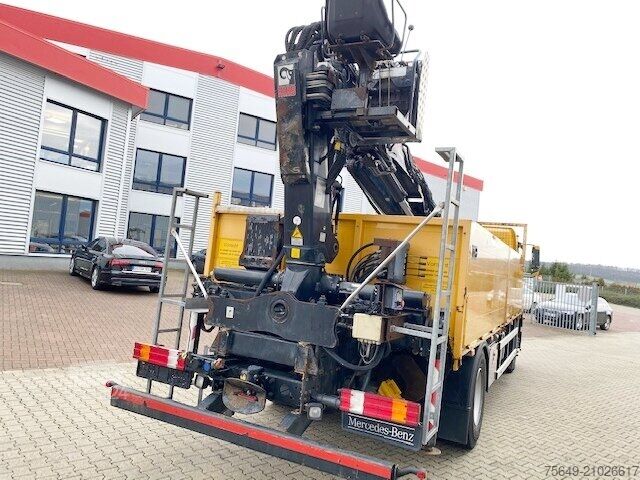 Grue montée sur camion Mercedes-Benz Axor 1833 L 4x2 Axor 1833 L 4x2 mit Heckkran Hiab XS 133 K-2