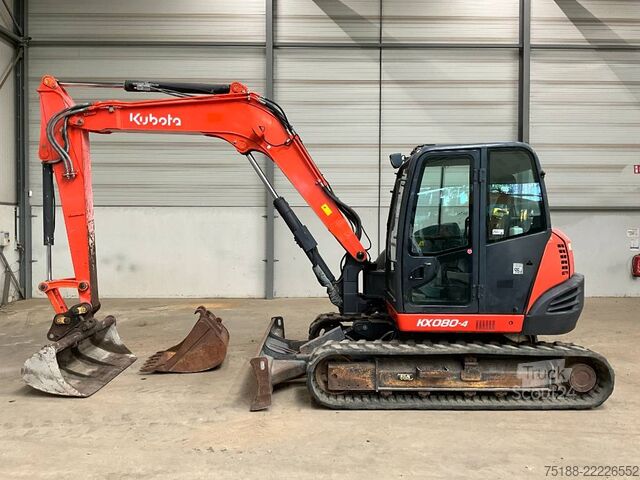 Midi ekskavatör Kubota KX 080-4