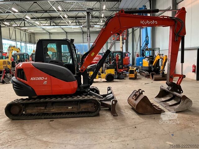 Midi ekskavatör Kubota KX 080-4