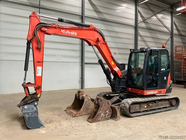 Midi ekskavatör Kubota KX 080-4 A