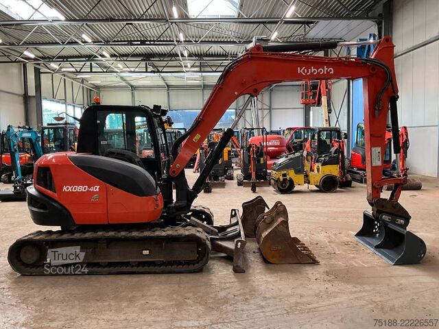 Midi ekskavatör Kubota KX 080-4 A