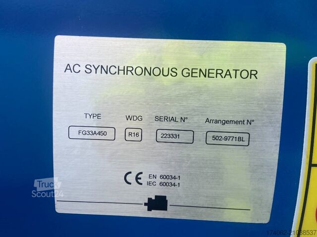 Granulats FG Wilson P605-3 - 605 kVA Open Genset - DPX-16021-O