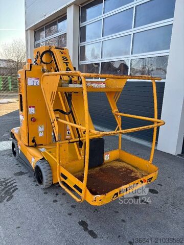 Scharnierende telescopische hoogwerker Haulotte Star 10 - 10m Elektro Mast-Arbeitsbühne