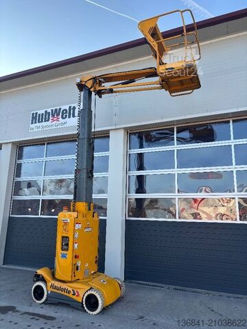 Scharnierende telescopische hoogwerker Haulotte Star 10 - 10m Elektro Mast-Arbeitsbühne