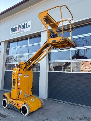 Scharnierende telescopische hoogwerker Haulotte Star 10 - 10m Elektro Mast-Arbeitsbühne