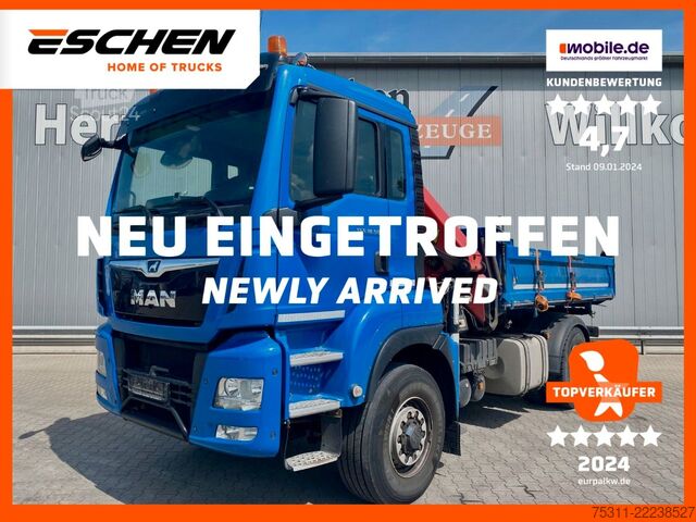 Trīspusējs kravas pašizgāzējs MAN TGS 18.500 4x4 Hydro | PK17001*Funk*MEILLER*Navi