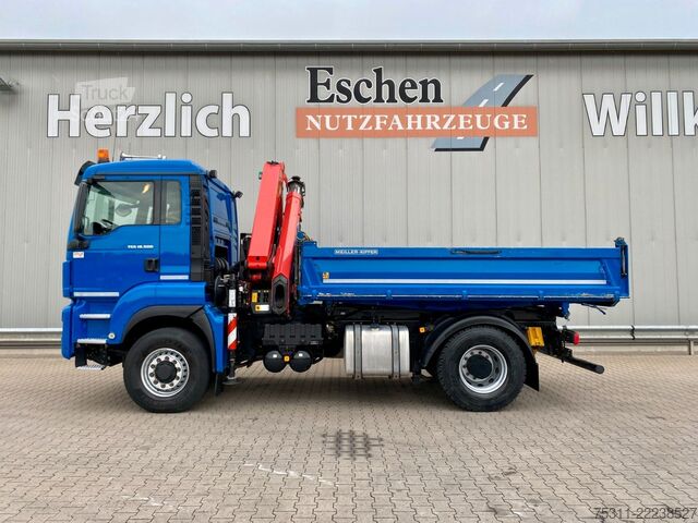 Trīspusējs kravas pašizgāzējs MAN TGS 18.500 4x4 Hydro | PK17001*Funk*MEILLER*Navi