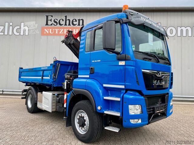 Trīspusējs kravas pašizgāzējs MAN TGS 18.500 4x4 Hydro | PK17001*Funk*MEILLER*Navi