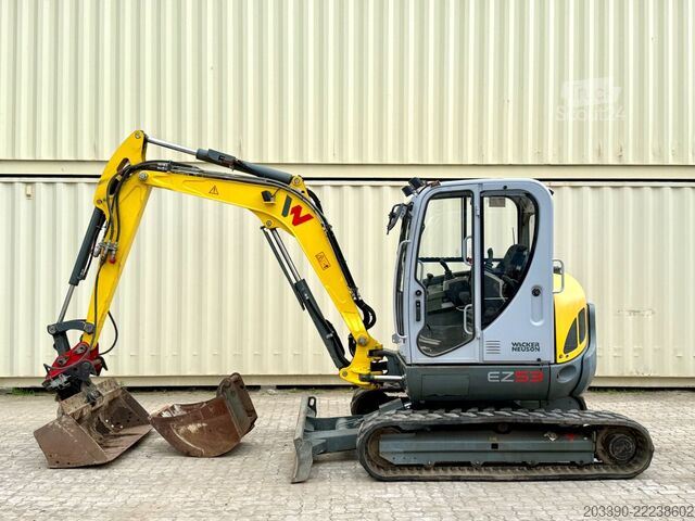 Mini-pelle WACKER EZ53 / 2017 BJ / 1.254 H / MS08